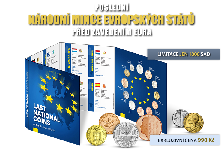 Exkluzivní sada 12 mincí z doby před zavedením eura
