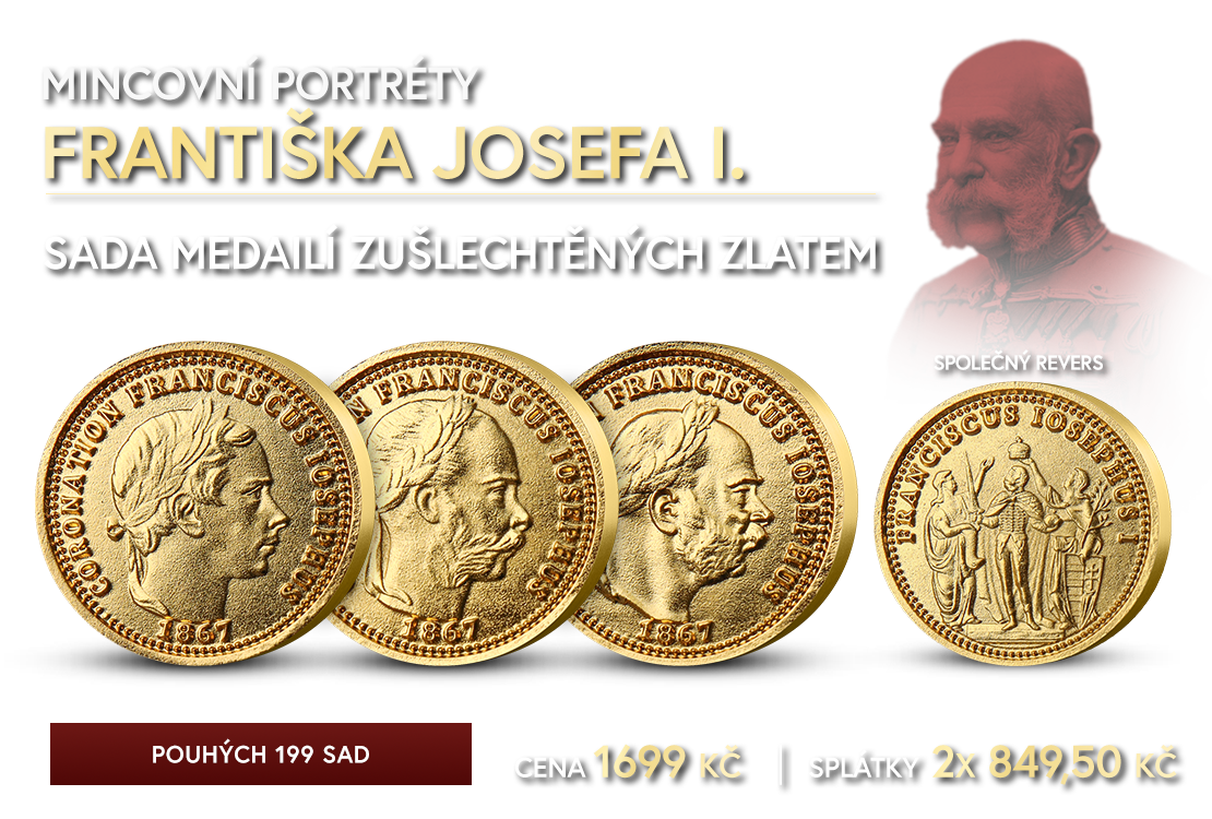 Mincovní portréty Františka Josefa I.