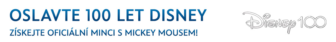 Oficiální mince s Mickey Mousem za pouhých 199 Kč